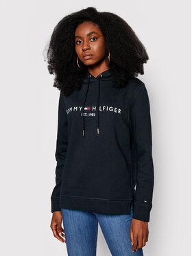Tommy Hilfiger Tommy Hilfiger Džemperis ar kapuci Heritage WW0WW31998 Tumši zils Regular Fit