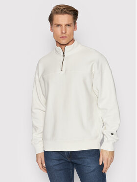 Champion Champion Mikina Half Zip-Up 216629 Biela Oversize