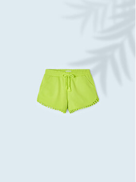 Mayoral Mayoral Шорти з тканини 607 Зелений Regular Fit