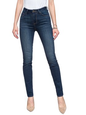 Lee Lee Jeansy SCARLETT HIGH Niebieski Skinny Fit