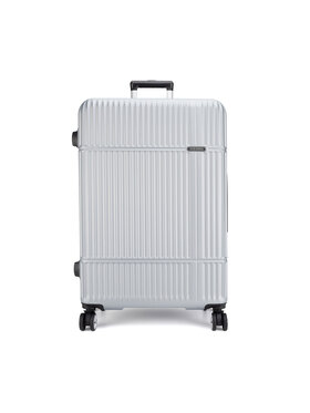 GINO ROSSI Gino Rossi Μεγάλη Βαλίτσα GIN-WAL-001-CCC-L Ασημί