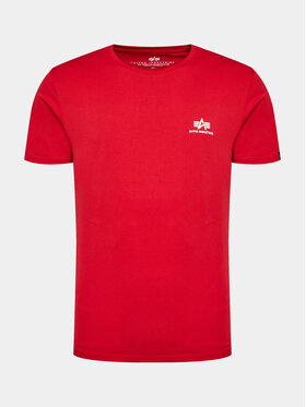 Alpha Industries Alpha Industries T-Shirt Basic Small Logo 188505 Červená Regular Fit