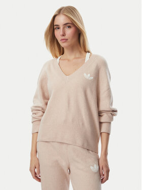 adidas adidas Pulover Essentials KR9175 Bej Loose Fit