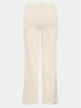 Gina Tricot Hlače Wide slit trousers 19421 Bež Regular Fit