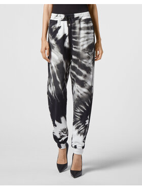 PHILIPP PLEIN PHILIPP PLEIN Teplákové nohavice 5545 Biela Jogger Fit
