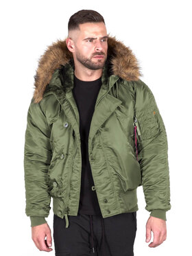 Alpha Industries Alpha Industries Bunda bomber AI.100105-01-XL Zelená Core Fit