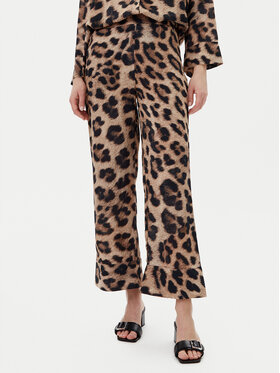 LOLA CASADEMUNT LOLA CASADEMUNT Pantaloni din material LS2514018 Maro Relaxed Fit