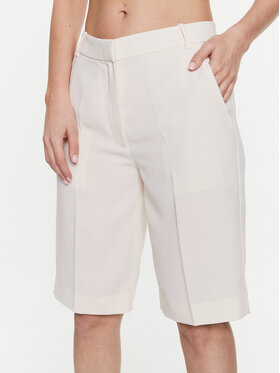 Calvin Klein Calvin Klein Bermude K20K205242 Écru Regular Fit
