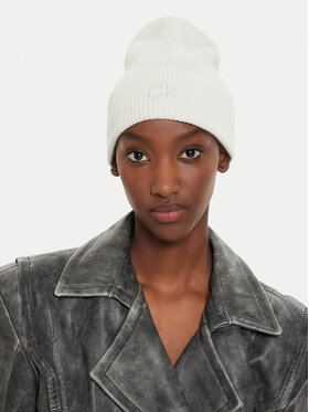 Calvin Klein Calvin Klein Czapka Embroidery Fine K60K612590 Écru