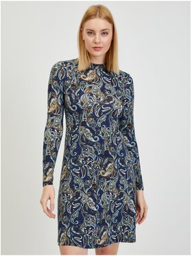 Orsay Orsay Sukienka 471691561000__42 Granatowy Regular Fit