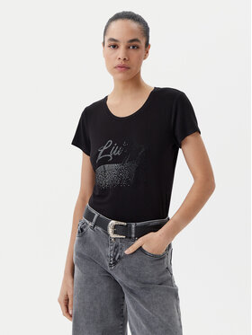 Liu Jo Beachwear Liu Jo Beachwear T-Shirt VA5157 JS360 Černá Regular Fit