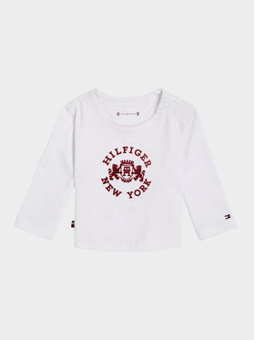 Tommy Hilfiger Tommy Hilfiger Bluza KN0KN01714 Bela Regular Fit