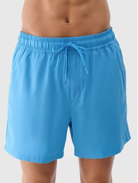 4F 4F Plážové šortky 4FWSS25UBDSM134-48S Modrá Regular Fit