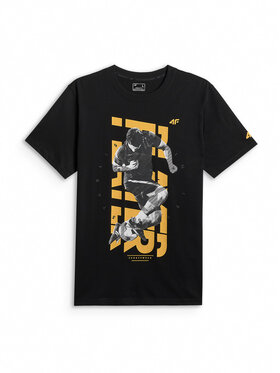 4F 4F T-Shirt casual Czarny Regular Fit