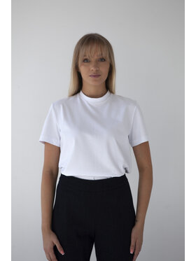 Marta Banaszek Marta Banaszek T-Shirt White Biały Regular Fit