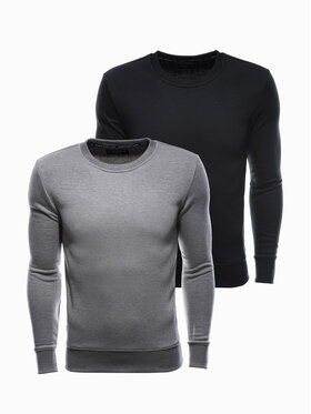 Ombre Ombre Mikina Z34 Černá Regular Fit