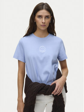 Vero Moda Vero Moda T-Shirt Sara 10311633 Błękitny Regular Fit