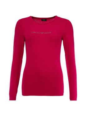Emporio Armani Emporio Armani Longsleeve 26296 Różowy Slim Fit