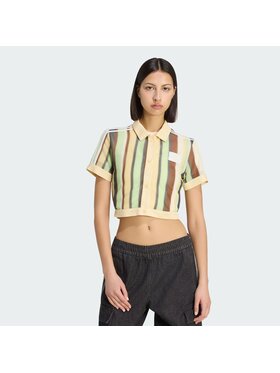adidas adidas Polo 165671 Żółty Regular Fit
