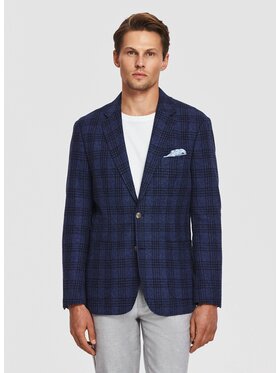 Pako Lorente Pako Lorente Marynarka P26SF-3X-022 Granatowy Slim Fit