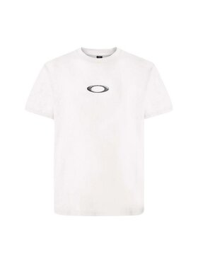 Oakley Oakley T-Shirt FOA405444 Biały Regular Fit