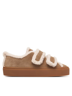 Inuikii Inuikii Sneakersy Shearling Low Velcro 1001.001.0231 Béžová