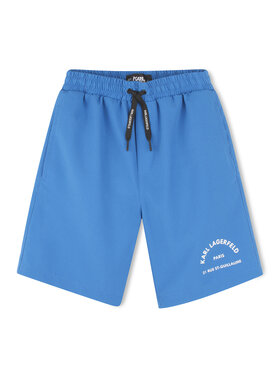Karl Lagerfeld Kids Karl Lagerfeld Kids Шорти для плавання Z30411 S Голубий Regular Fit