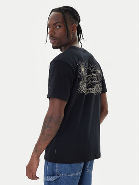 Quiksilver Quiksilver T-Shirt Right Point Mor AQYZT09905 Schwarz Regular Fit