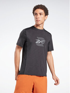 Reebok Reebok T-Shirt Activchill Graphic Move HS5933 Černá Active Fit
