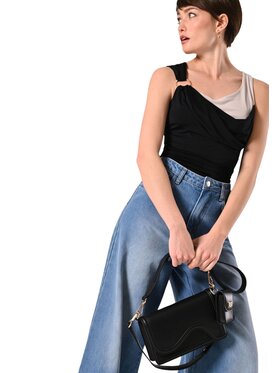 Rinascimento Rinascimento Top Top bicolore Beżowy Slim Fit