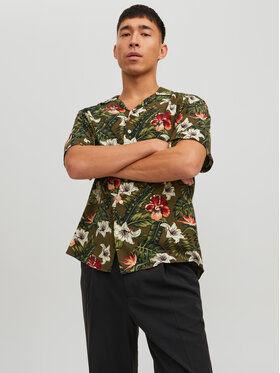 Jack&Jones Jack&Jones Košeľa Jeff 12222898 Zelená Relaxed Fit