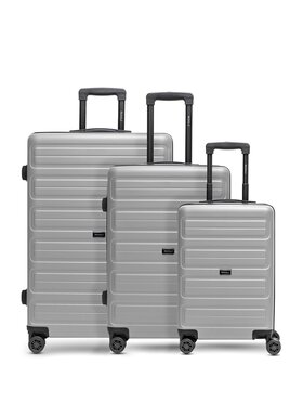 Redolz Redolz Komplet walizek 275594 Srebrny