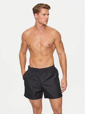 Calvin Klein Swimwear Kupaće Gaće I Hlače KM0KM01084 Crna Slim Fit