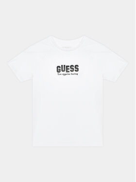Guess Guess Tričko L3BI18 J1314 Biela Regular Fit
