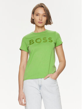 BOSS Boss Тишърт Eventsa 50514967 Зелен Regular Fit