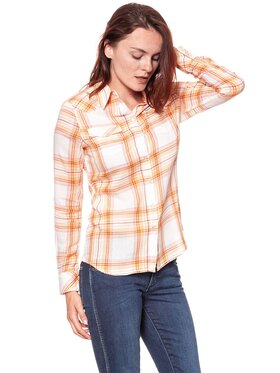 Wrangler Wrangler Koszula WESTERN Pomarańczowy Regular Fit