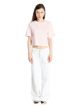 Tommy Hilfiger Tommy Hilfiger T-Shirt dw0dw20326 Różowy Regular Fit