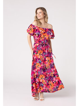 QUIOSQUE QUIOSQUE Sukienka codzienna Quiosque 4UD009916 Kolorowy Regular Fit