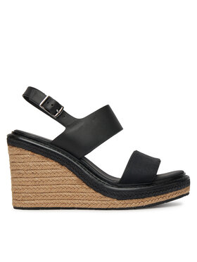 Calvin Klein Calvin Klein Espadrile Wedge Sandal 70 - Jacq HW0HW02386 Negru