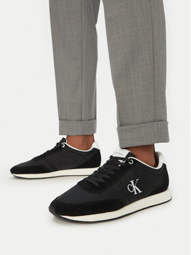 Calvin Klein Jeans Calvin Klein Jeans Αθλητικά Retro Runner Ess Mix Mat YM0YM01361 Μαύρο