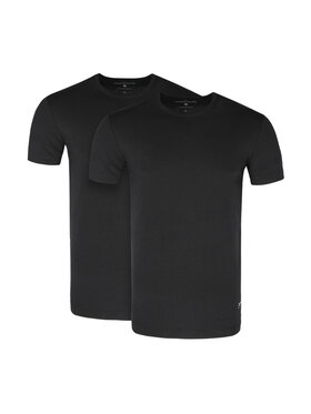 Volcano Volcano Komplet 2 t-shirtów T-CLONE Czarny Slim Fit