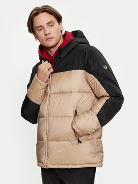 Champion Champion Daunenjacke Hooded Jacket 219190 Beige Regular Fit