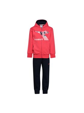 Diadora Diadora Komplet dresowy JU.HD FZ SUIT CHROMIA Różowy Regular Fit