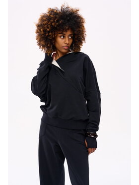 blue shadow blue shadow Bluza Alameda Czarny Regular Fit