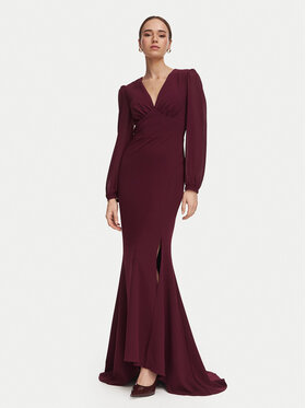 Rinascimento Rinascimento Vakarinė suknelė CFC0130450003 Vyšninė Slim Fit