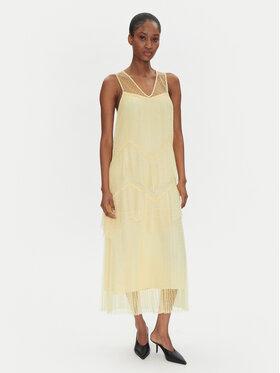 TWINSET TWINSET Rochie de vară 251TP2511 Bej Regular Fit