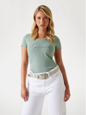 Guess Guess T-Shirt 175695 Szary Classic Fit