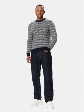 Guess Guess Sweter M6BR2 1Z1371 Granatowy Regular Fit