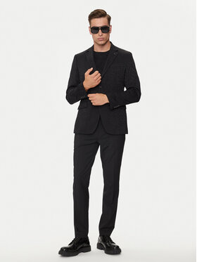 KARL LAGERFELD Sakoi 155200-543003 Crna Slim Fit