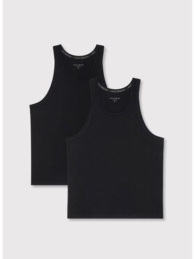 Pako Lorente Pako Lorente Komplet tank topów U000B-TT-003 Czarny Slim Fit